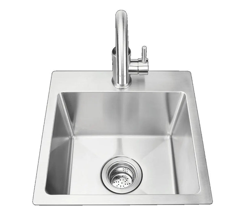 Bull Grills -12516 - 15in Premium Stainless-Steel Dual Mount Sink-1
