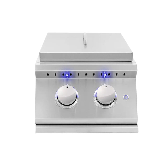 Summerset - Sizzler Pro Double Side Burner Natural Gas - - SIZPROSB2-NG-1