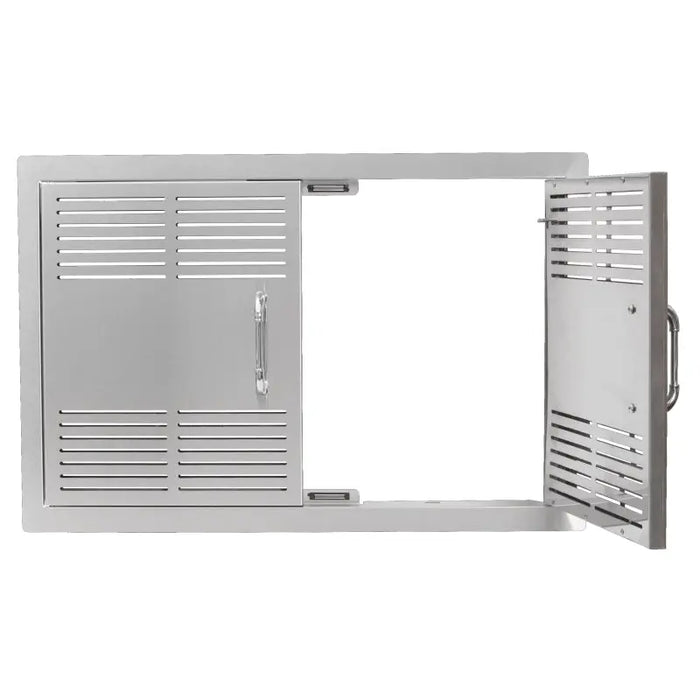 Bull Grills - 45580 - 30in Stainless Steel Vented Double Door with Reveal-2