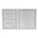 Bull Grills - 55890 - Reversible 38in Door/Drawer Combo with Reveal-2
