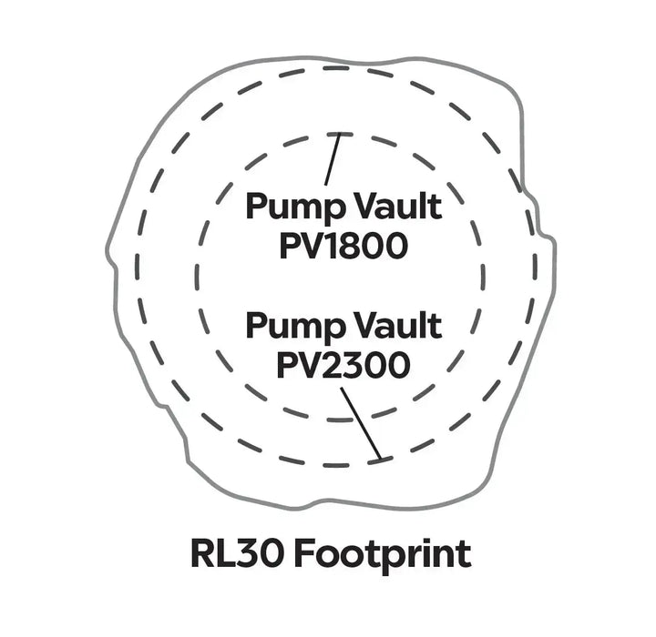 Atlantic Water Gardens - RL30D - Small Rock Lid - Desert - 74005-2