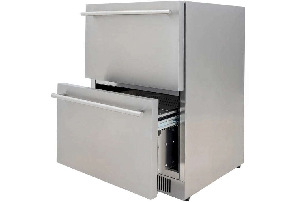 Blaze Grill - FRIDGE - DBL DRAWER - 5.1 CUBIC - BLZ-SSRF-DBDR5.1-Blaze Grills