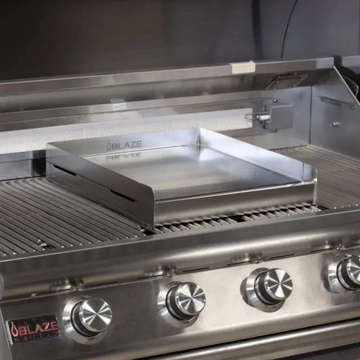 Blaze Grill - GRIDDLE PLATE - 14 inch SS - BLZ-14-SSGP-Blaze Grills