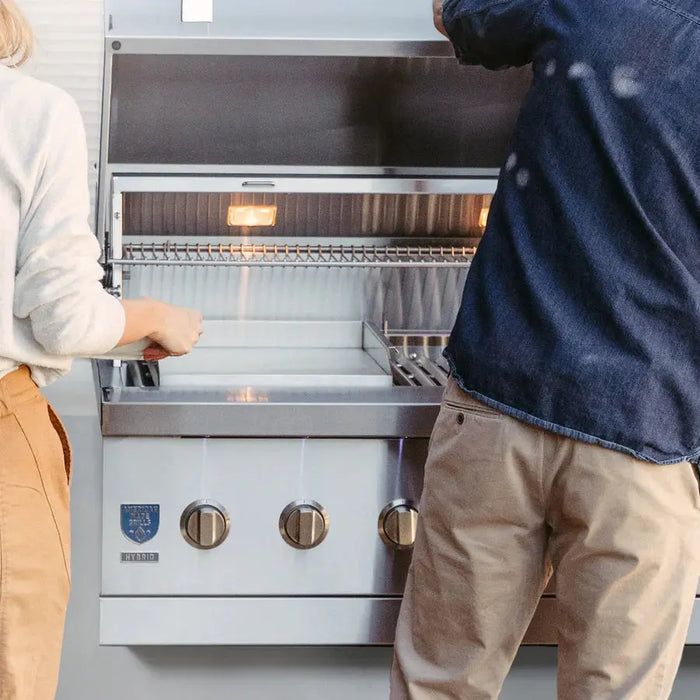 American Made Grills - Encore - 36in - Natural Gas - Hybrid - ENC36-NG-American Made Grills