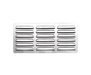 American Made Grills - 6x12in Island Vent Panel Masonry Frame Return - IV-12M-2